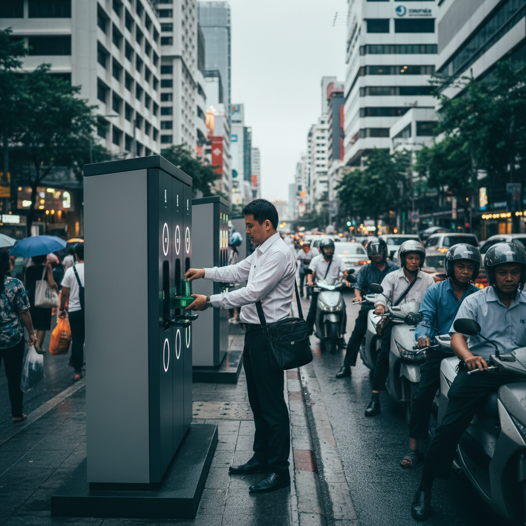 วิเคราะห์ตลาด EV ลุ้นจุดสลับแบต E-Bike ทั่วไทยปี 2027 - ev-battery-swapping-trend-2027