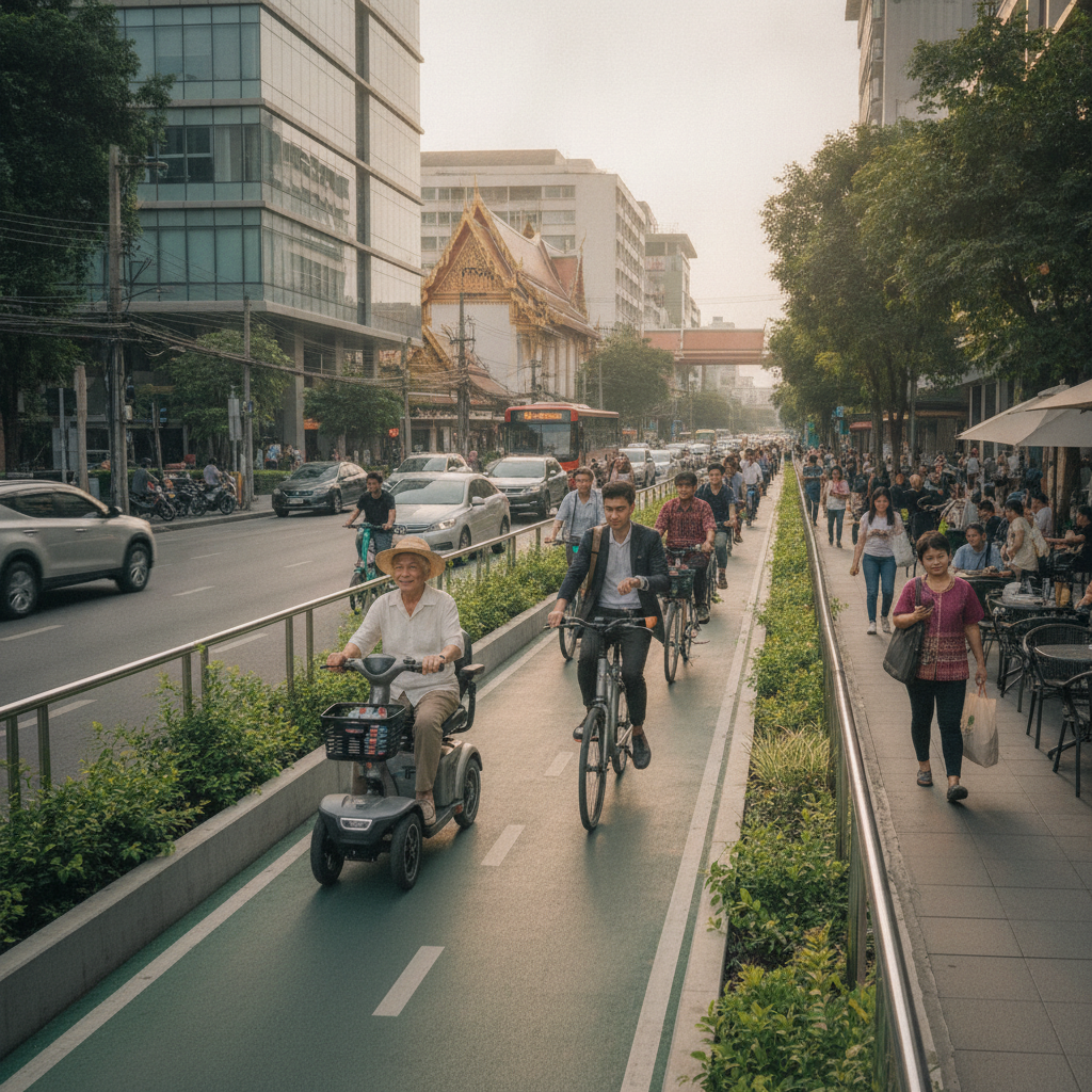 จับตานโยบาย EV 2027: ผุดเลนพิเศษ E-Bike ปลอดภัยทุกวัย - ev-policy-ebike-lane-2027