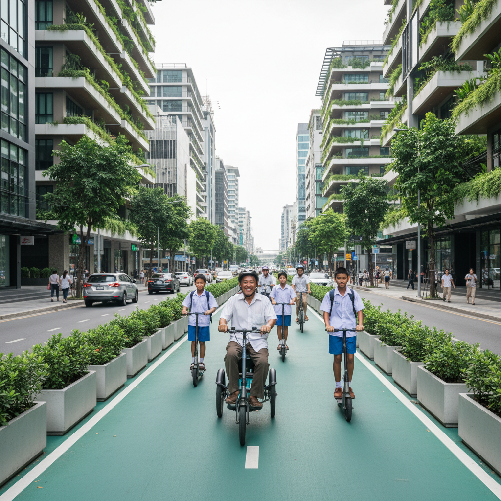 นโยบาย EV 2027! ลุ้นผุดเลนพิเศษ E-Bike วิ่งฉิวปลอดภัย - ev-policy-ebike-smart-city