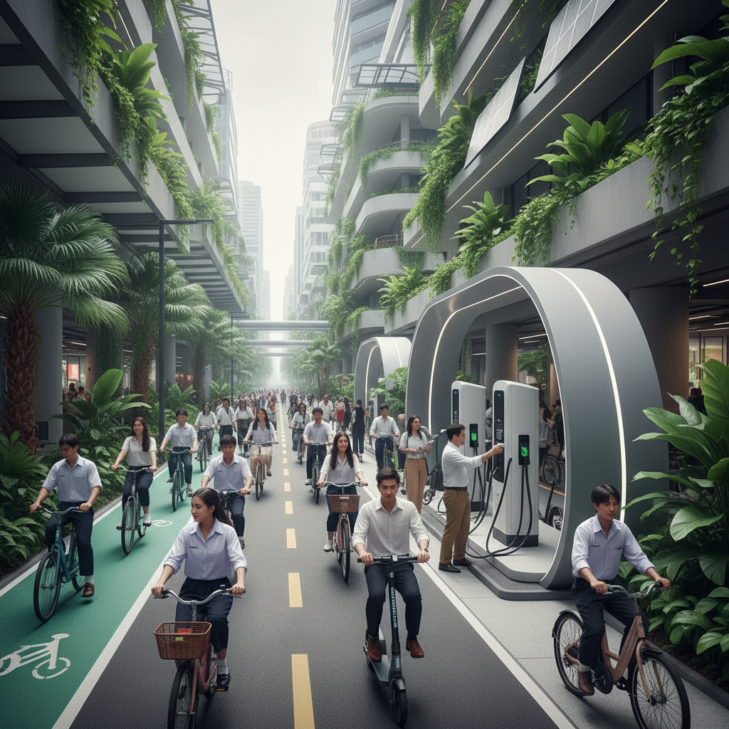 เทรนด์ Smart City 2026! นโยบายรัฐหนุนใช้ E-Bike ทั่วไทย - ev-policy-smart-city-ebike