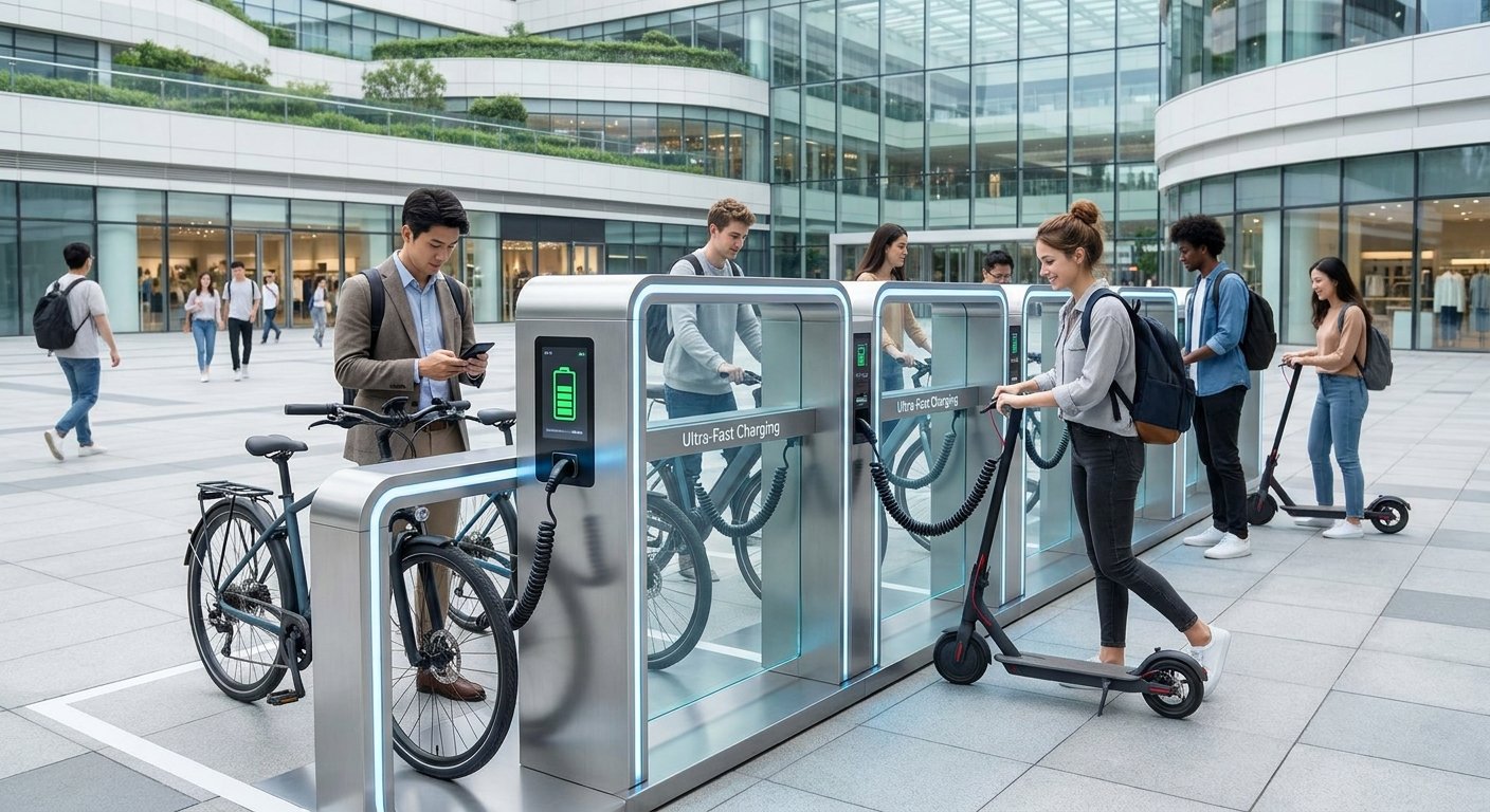 เทรนด์อนาคต 2026! เทคโนโลยีชาร์จเร็ว E-Bike เต็มไว 15 นาที