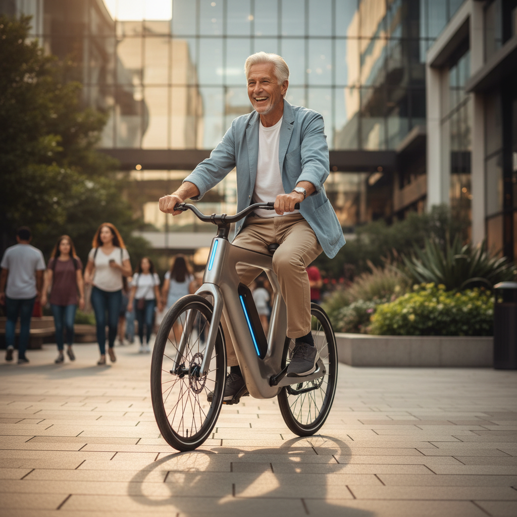 อนาคต EV 2027! เทคโนโลยี E-Bike ทรงตัวอัตโนมัติเพื่อวัยเก๋า - future-ebike-safety-trend-2027