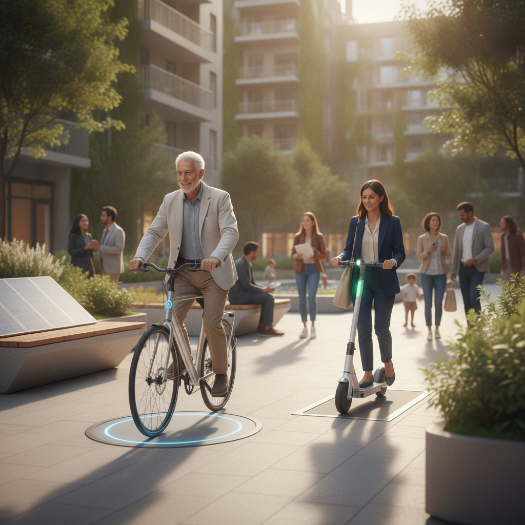 เทรนด์ EV ชาร์จไร้สาย 2027: อนาคตใหม่ของจักรยานไฟฟ้า - future-ebike-wireless-charging-2027