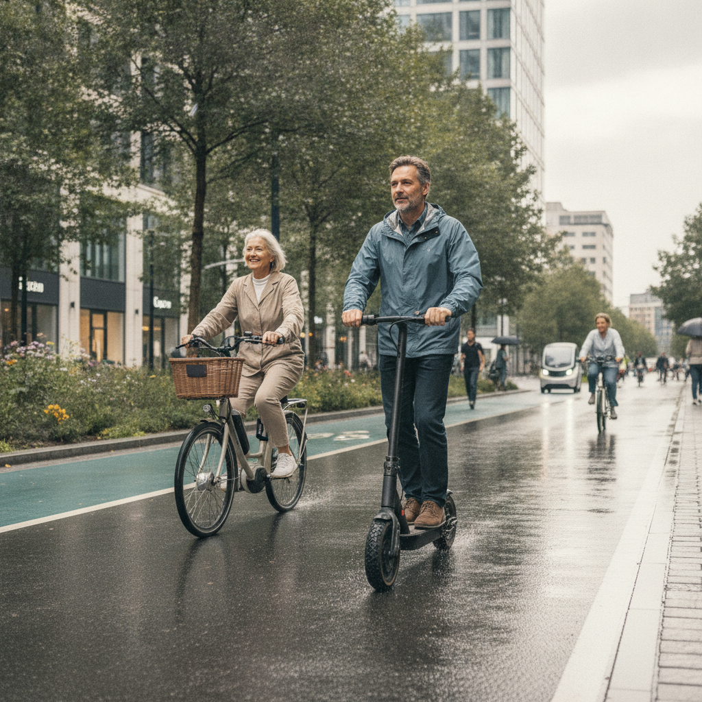 อัปเดตเทรนด์ EV 2027: นวัตกรรมยางไร้ลมในจักรยานไฟฟ้า - future-ev-airless-tires-ebike