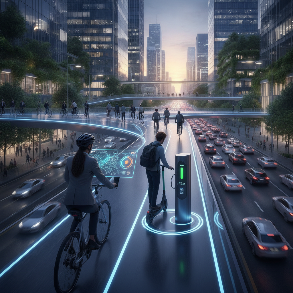 อนาคต EV 2027! E-Bike เชื่อมต่อ IoT บอกเส้นทางหนีรถติด - future-ev-iot-ebike-trend