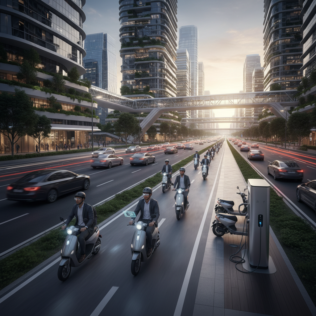 อนาคตคนเมือง! เทรนด์ EV Scooter ปลายปี 26 ตอบโจทย์วัยทำงาน - future-ev-scooter-urban-trend