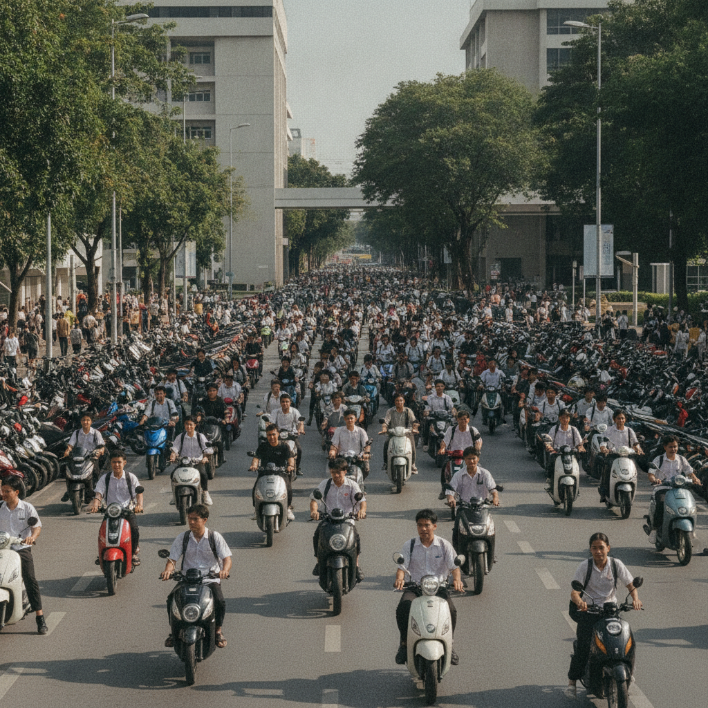อนาคต EV ไทย 2027: ดันสกู๊ตเตอร์ไฟฟ้าเป็นพาหนะหลักวัยเรียน - future-scooter-student-trend