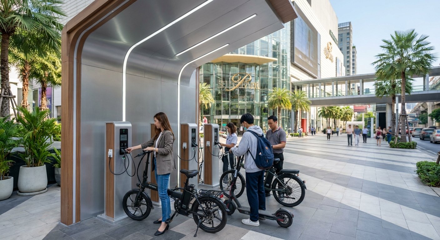 นโยบายรัฐหนุน! ดันสถานีชาร์จรับเทรนด์ E-Bike ปี 2027