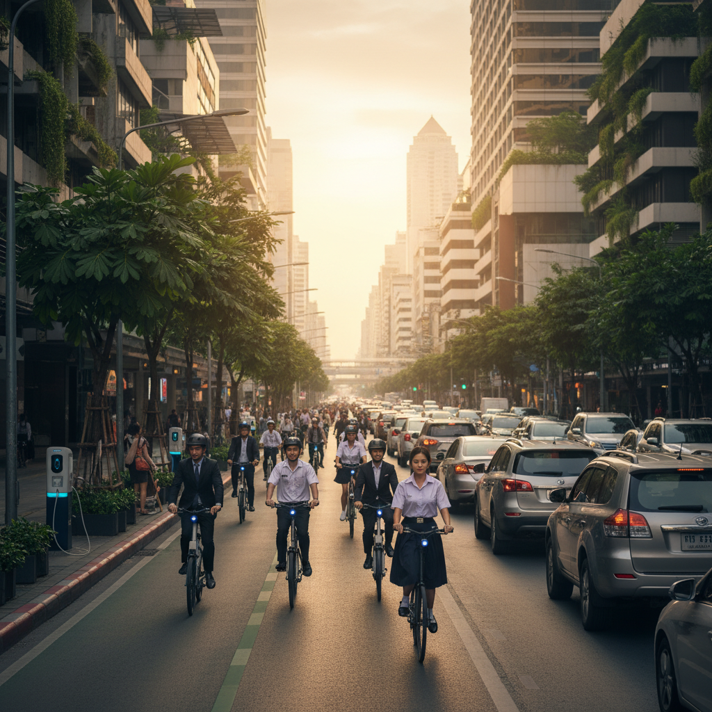 นโยบายรัฐปี 2027! หนุน E-Bike และสกู๊ตเตอร์ไฟฟ้าสู้รถติด - gov-policy-ev-trend-2027