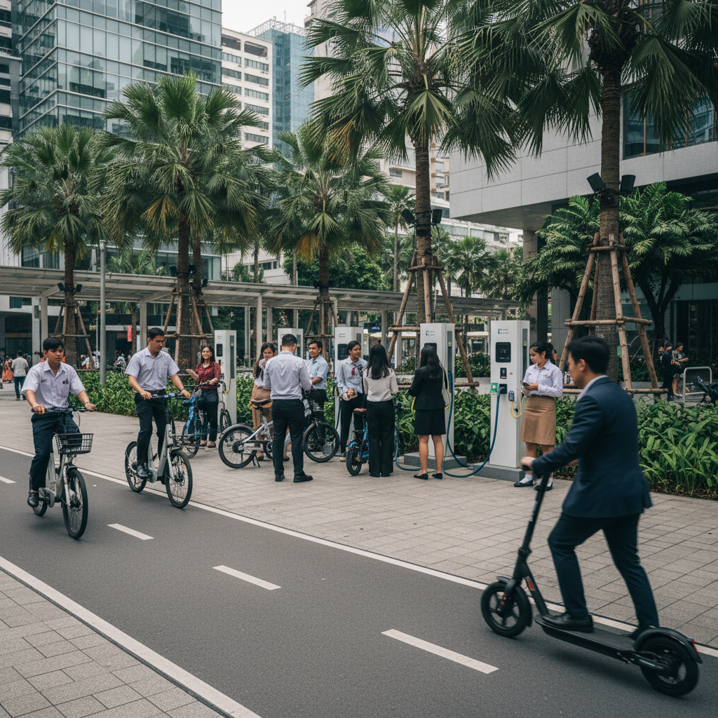 จับตาปี 2027! รัฐขยายสถานี Charging หนุนใช้ E-Bike ทั่วไทย - government-ebike-charging-station-2027