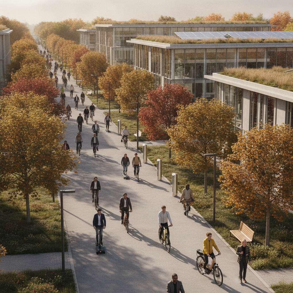 เทรนด์ปลายปี 2026! ออฟฟิศ-มหา'ลัย หนุนใช้ E-Bike รับยุค EV - green-campus-ebike-trend-2026