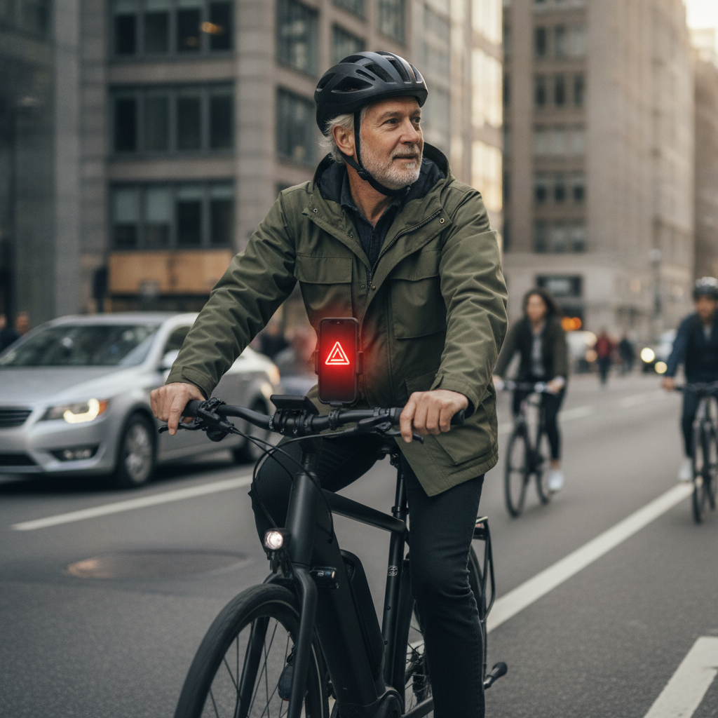 จับตาเทรนด์ 2027: E-Bike เชื่อมต่อ IoT แจ้งเตือนจุดบอด - iot-ebike-blind-spot-safety