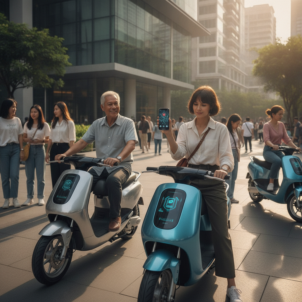 เทรนด์ EV 2027! สกู๊ตเตอร์ไฟฟ้าฝัง IoT กันขโมยสุดล้ำ - iot-scooter-ebike-trend