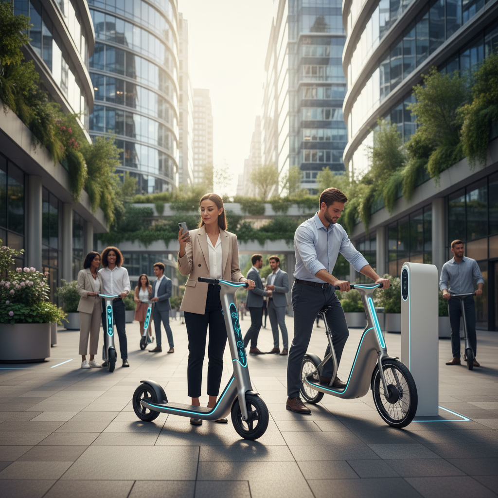 เทรนด์ EV ปี 2027! สกู๊ตเตอร์ไฟฟ้าเชื่อมต่อ IoT อัจฉริยะ - iot-smart-scooter-ev-trend