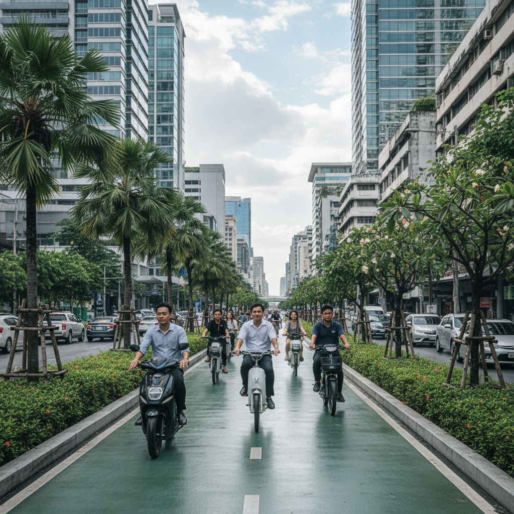 อนาคต E-Bike ไทย! ลุ้นเลนพิเศษสกู๊ตเตอร์ EV ปลายปี 2026 - micro-mobility-ebike-lane-2026