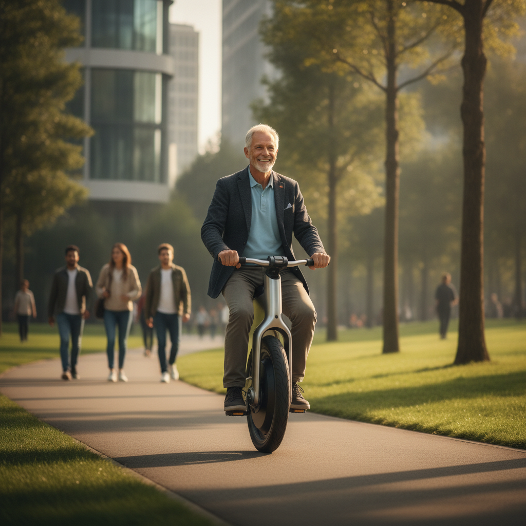 ข่าว EV 2027: นวัตกรรม E-Bike ทรงตัวอัตโนมัติ ขับง่ายล้มยาก - self-balancing-ebike-ev-trend