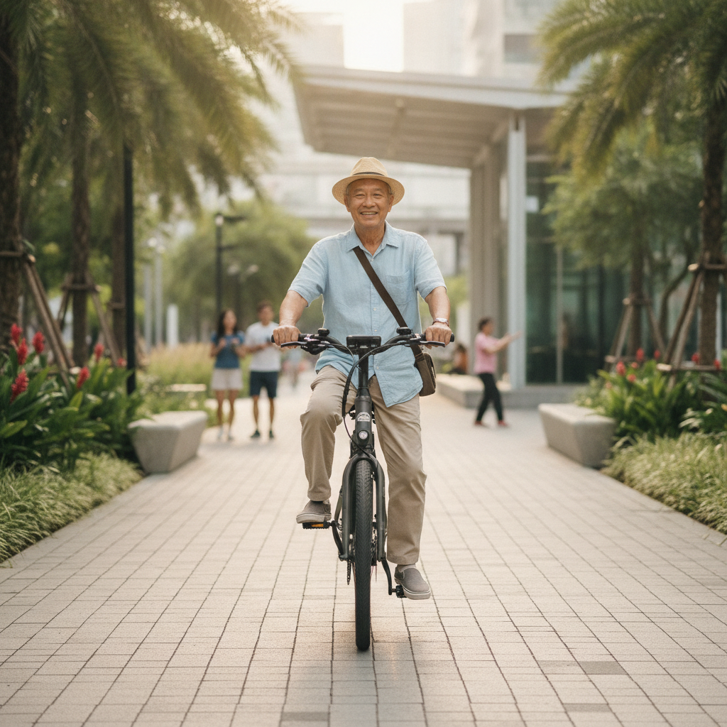 เทรนด์ปี 2027: E-Bike ระบบทรงตัวอัตโนมัติ ปลอดภัยวัยเก๋า - self-balancing-ebike-trend-2027