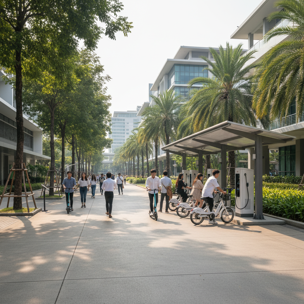 เทรนด์ EV 2027! มหาลัยทั่วไทยดัน E-Bike สู่ Smart Campus - smart-campus-ebike-trend