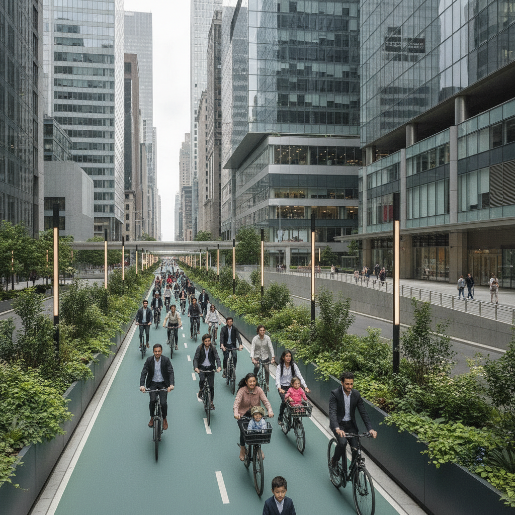 นโยบายรัฐ 2027: เลนพิเศษ E-Bike ปลุกกระแส Smart City - smart-city-ebike-lane-policy