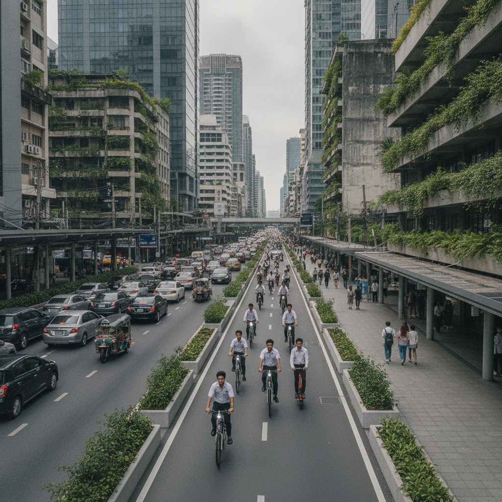 อนาคตเมืองไทย 2027: เทรนด์ Smart City หนุนผุดเลน E-Bike - smart-city-ebike-lane-trend