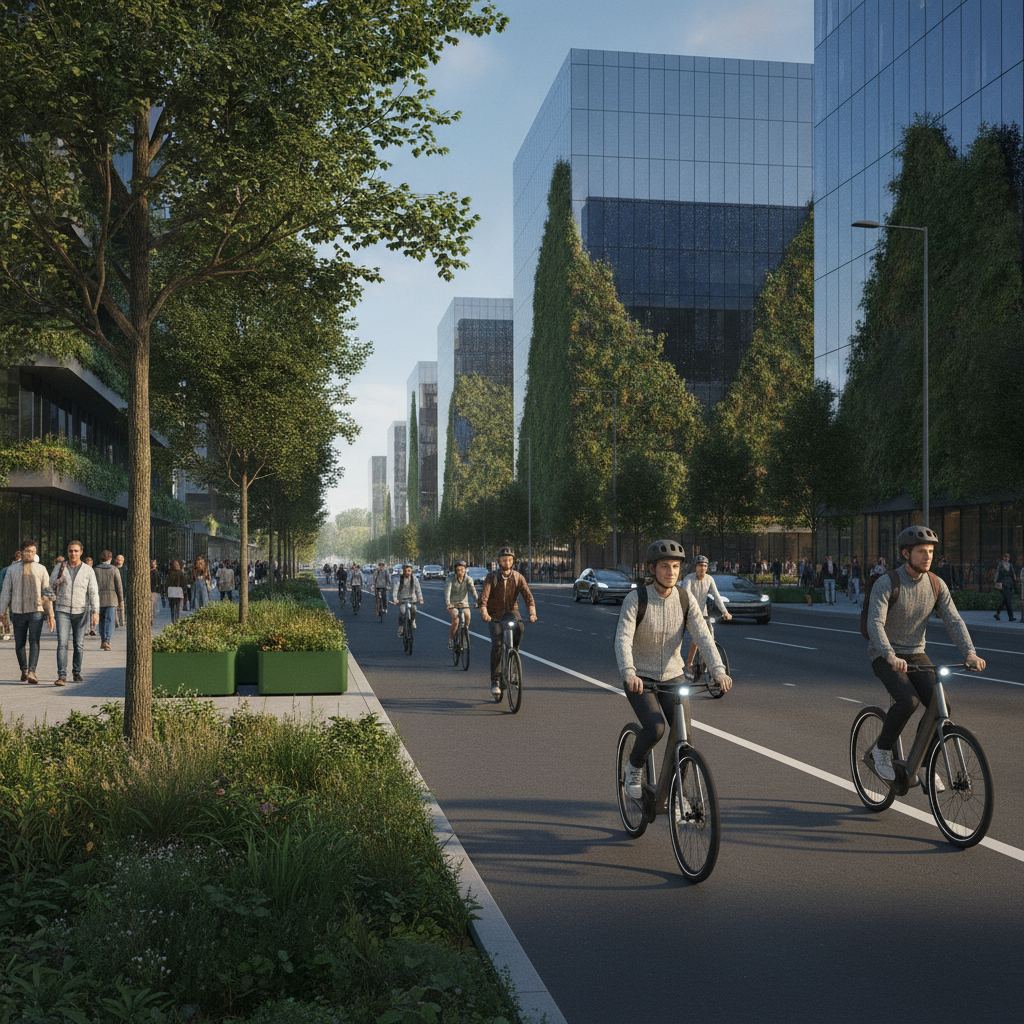 เจาะลึกเทรนด์ปี 2027! เมืองยุคใหม่ผุดเลนพิเศษเพื่อ E-Bike - smart-city-ebike-lane-trend