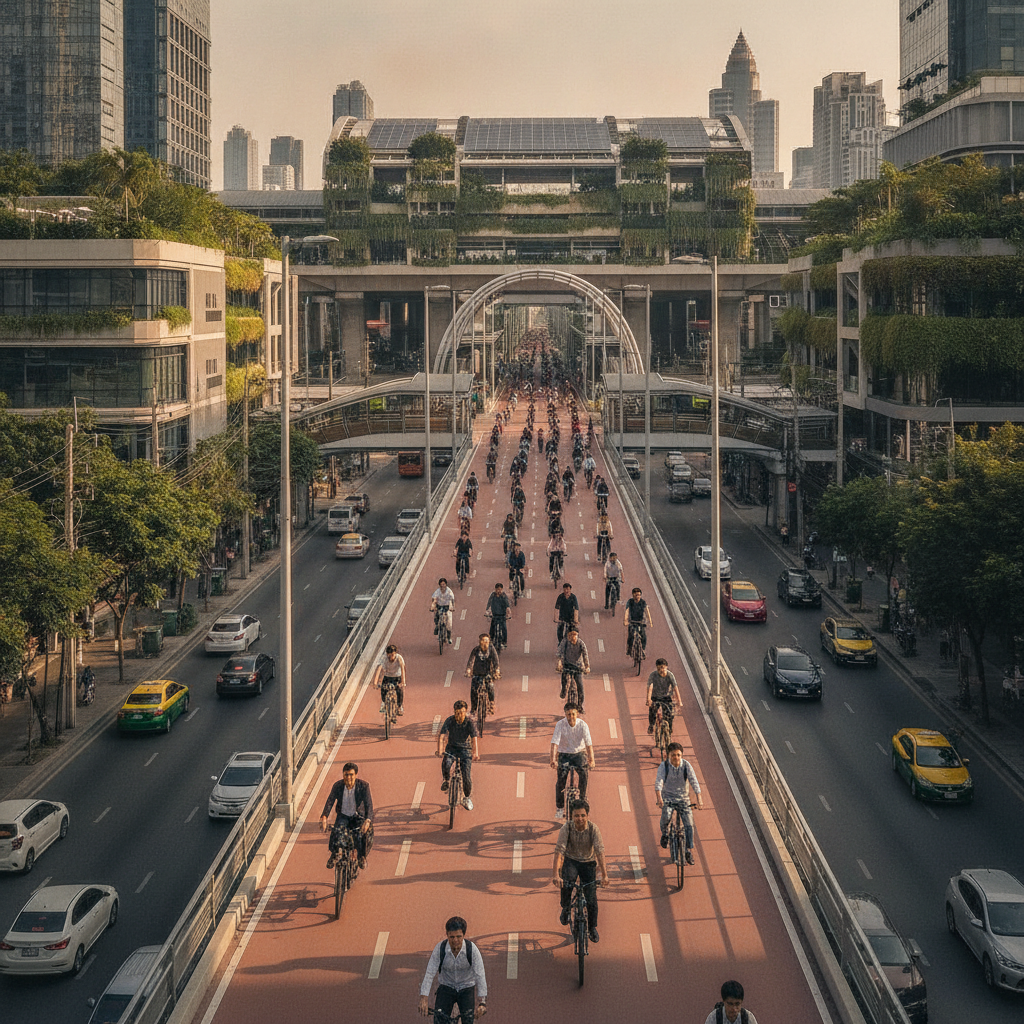 เทรนด์ Smart City 2027: ดันเลน E-Bike เชื่อมรถไฟฟ้าลดรถติด - smart-city-ebike-trend-2027