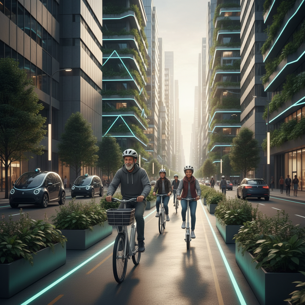 เทรนด์เมือง 2027: ขยายเลน EV พิเศษ ดัน E-Bike ขับขี่ปลอดภัย - smart-city-ev-lane-ebike