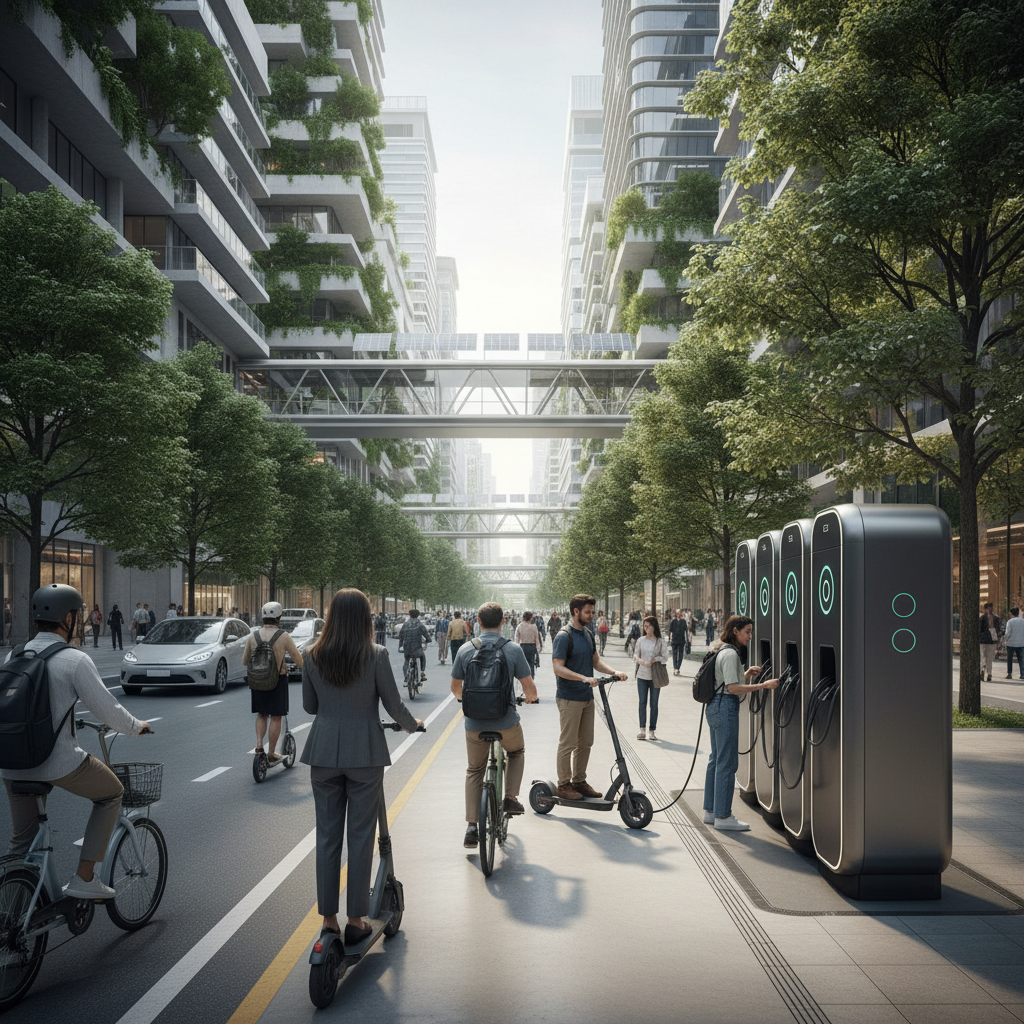 สมาร์ทซิตี้ 2027! สกู๊ตเตอร์ไฟฟ้า EV ยกระดับชีวิตคนเมือง - smart-city-ev-scooter-trend