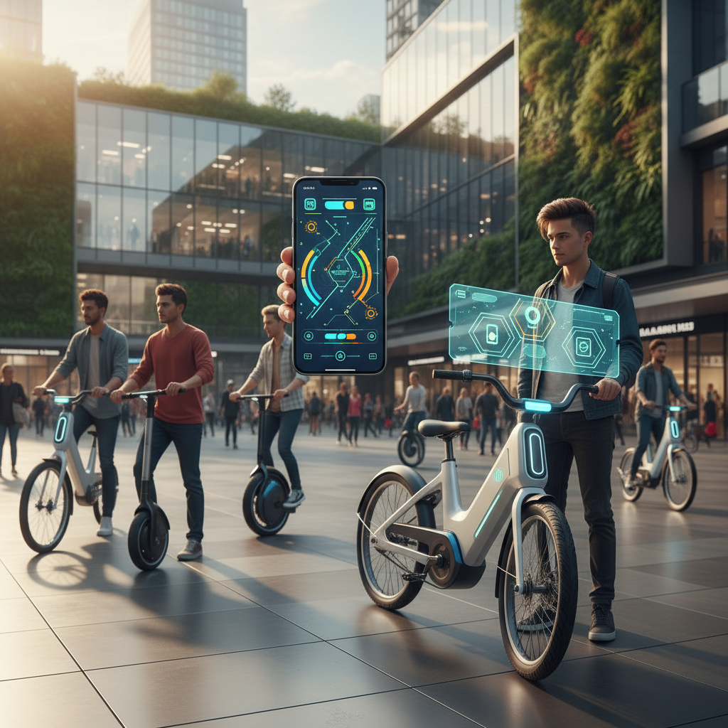 เทรนด์ EV 2027! E-Bike เชื่อมแอปฯ เช็ก Battery ผ่านมือถือ - smart-ebike-app-trend-2027
