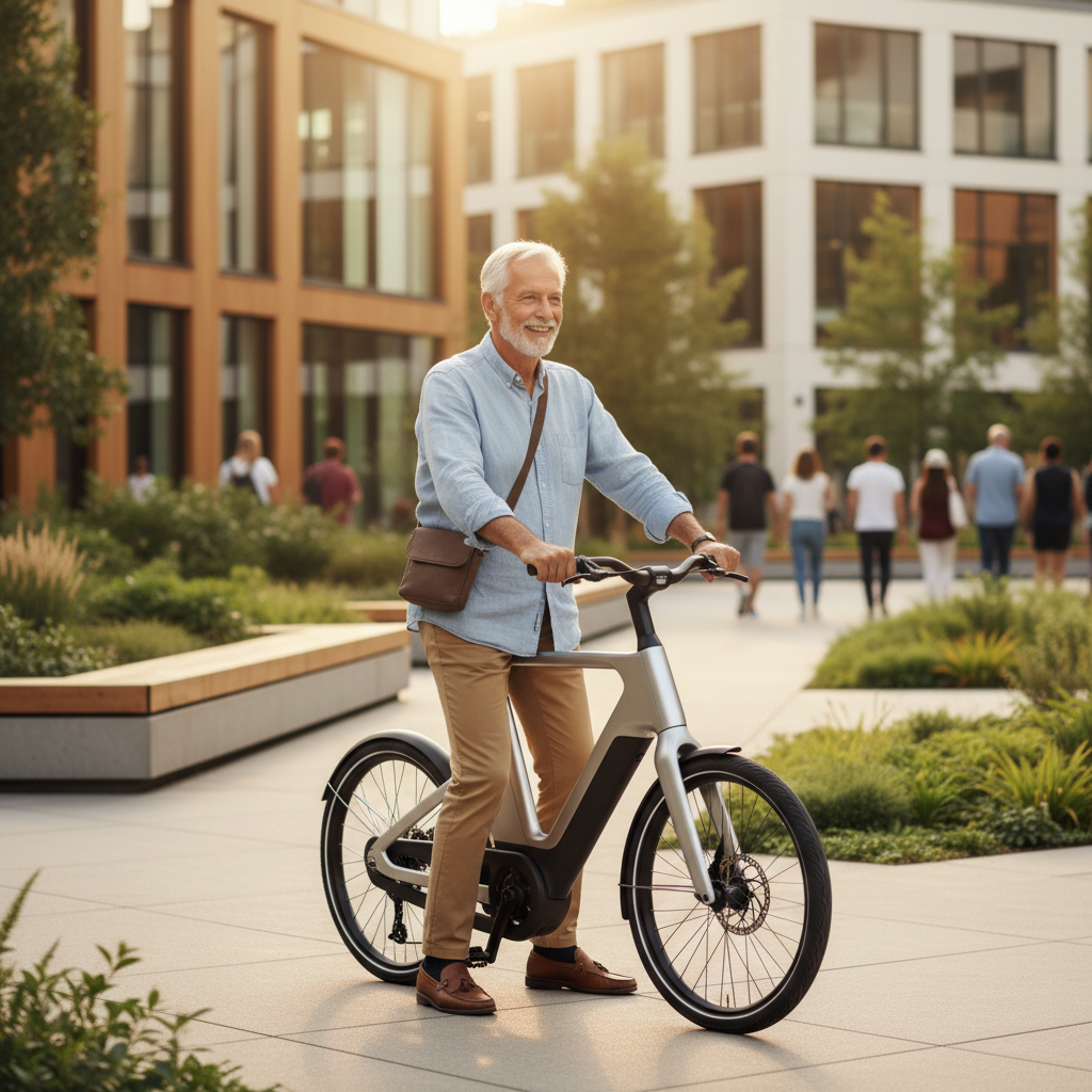 เทรนด์ E-Bike ปี 2027! ระบบทรงตัวเพื่อผู้สูงวัย - smart-ebike-safety-tech-2027