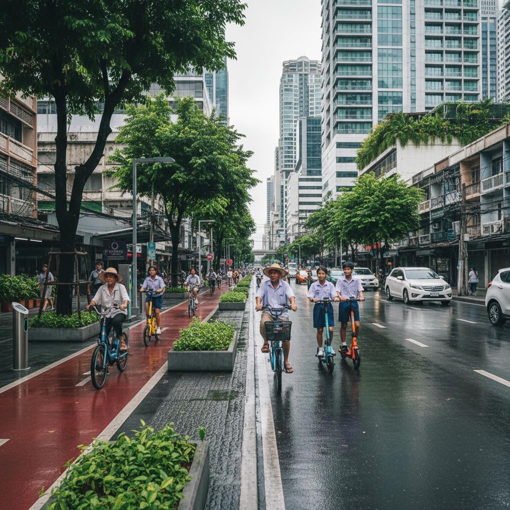 เทรนด์ EV 2026: เมืองไทยเตรียมผุด Smart Lane เพื่อ E-Bike - smart-lane-ebike-ev-trend