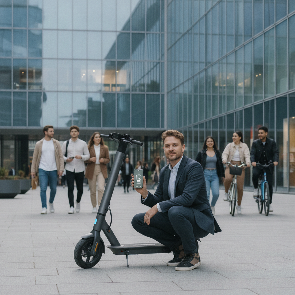 นักรีวิวฟันธง! ปลายปี 2026 สกู๊ตเตอร์ไฟฟ้าเชื่อมแอปฯ มาแรง - smart-scooter-app-trend