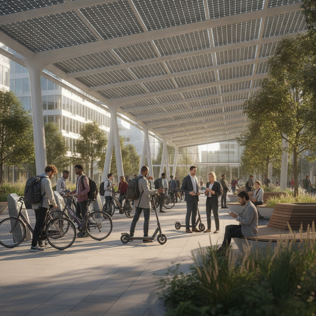 เทรนด์ 2027: ชาร์จ E-Bike ด้วยโซลาร์เซลล์ ประหยัดไฟสุด - solar-charging-ebike-ev-trend