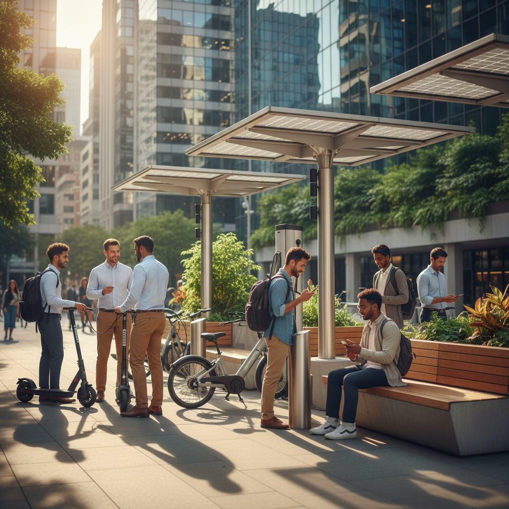 กูรูชี้! จุดชาร์จโซลาร์เซลล์ดันยอด E-Bike โตปลายปี 2026 - solar-charging-ebike-trend-2026