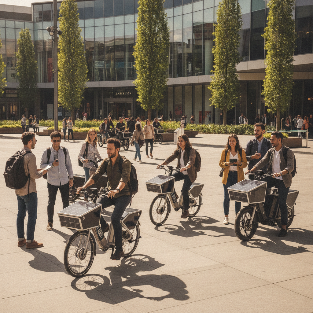 เทรนด์ EV 2027! นวัตกรรม E-Bike ชาร์จพลังงานแสงอาทิตย์ - solar-ebike-ev-trend-2027