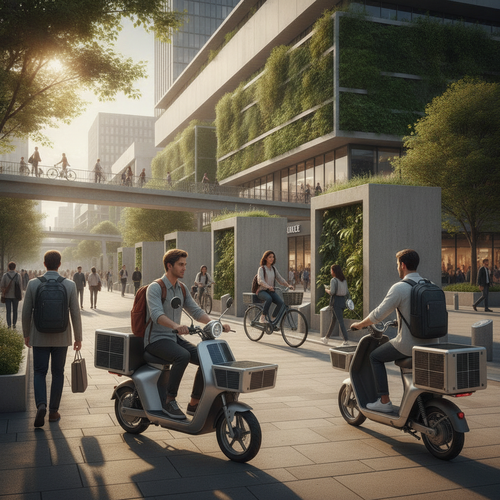 อนาคต EV 2027! สกู๊ตเตอร์และ E-Bike พลังงานแสงอาทิตย์ - solar-power-ebike-ev-trend