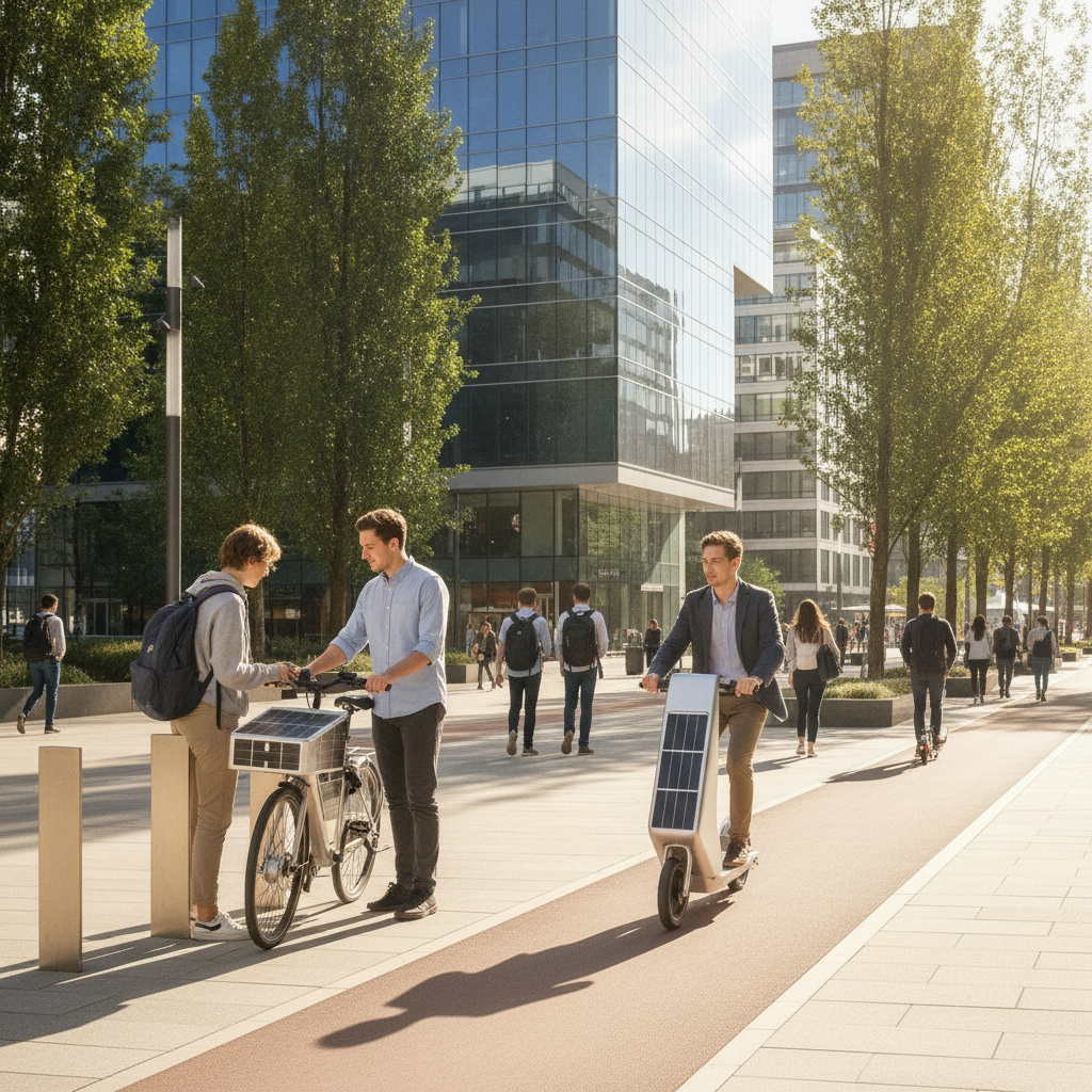 เทรนด์ 2027: ลุ้น E-Bike พลังงานแสงอาทิตย์ ชาร์จเองตอนขับ - solar-power-ebike-trend-2027