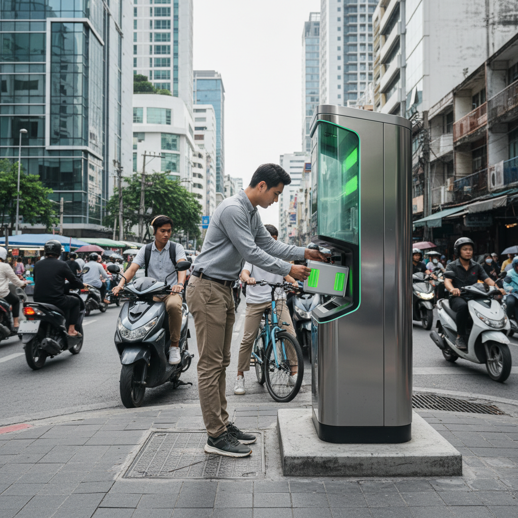 เทรนด์โลกสู่ไทย! ตู้สลับ Battery ดันยอด E-Bike พุ่งปี 2026 - swappable-battery-ebike-ev-trend