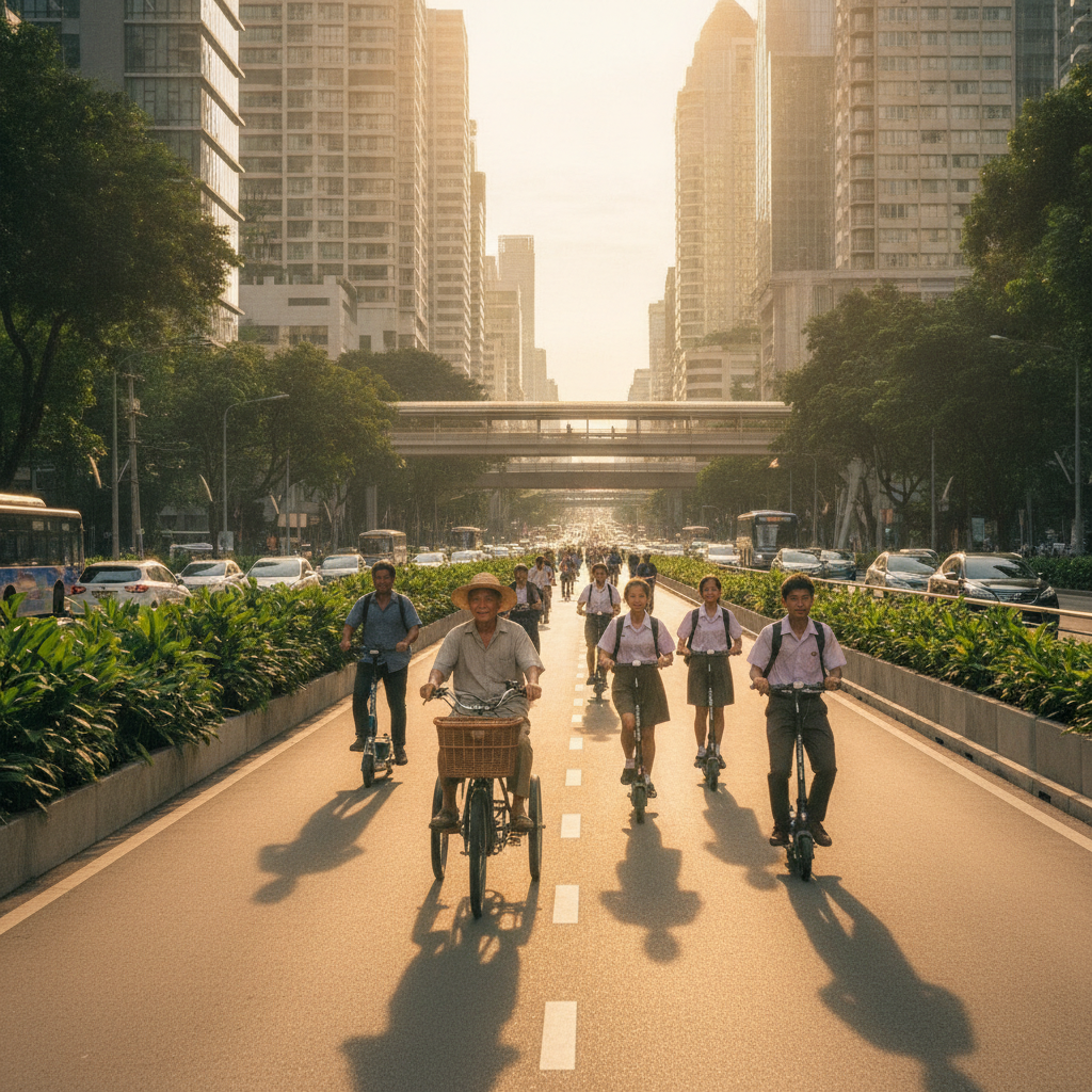 จับตา Q4/2026! เมืองใหญ่จ่อขยายเลนขับ E-Bike รับเทรนด์ EV - urban-ebike-lane-trend-2026