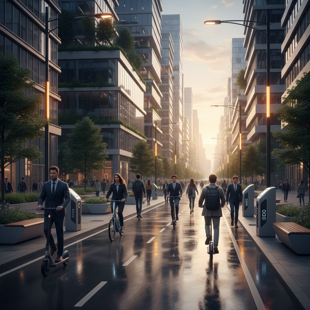 เทรนด์ EV 2027! สกู๊ตเตอร์ไฟฟ้าไอเทมฮิตเปลี่ยนวิถีคนเมือง - urban-scooter-ev-trend-2027