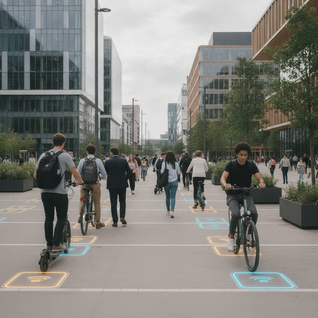 เทรนด์ 2027: ลานจอด E-Bike ชาร์จไร้สาย จอดปุ๊บไฟเข้าปั๊บ - wireless-charging-ebike-2027