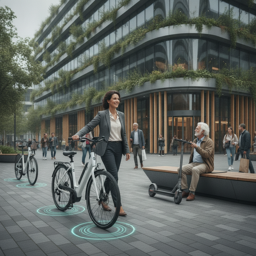 เทรนด์ EV 2027: ที่จอด E-Bike ชาร์จไร้สาย แค่จอดก็ชาร์จไฟ - wireless-charging-ebike-ev-trend