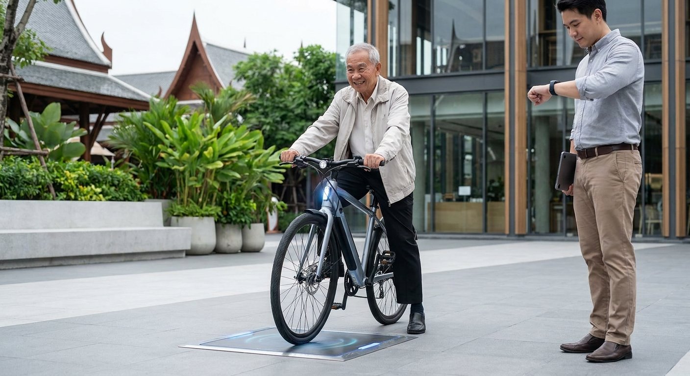 อนาคต EV! เทคโนโลยีชาร์จไร้สาย E-Bike จ่อเข้าไทยปี 2027