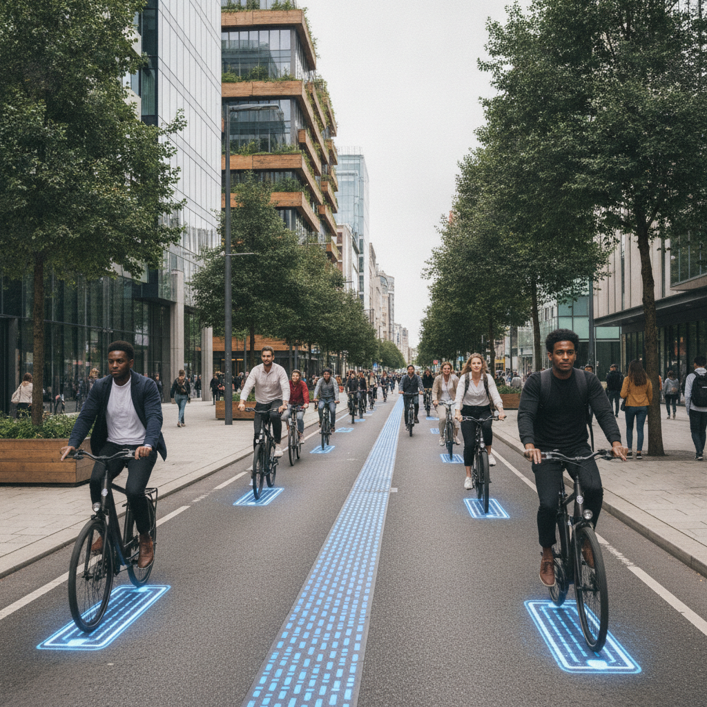 เทรนด์ EV 2027! ถนนอัจฉริยะชาร์จไฟไร้สาย E-Bike ขณะขับขี่ - wireless-charging-ebike-trend