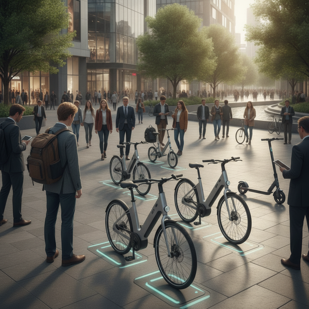 นวัตกรรม 2027: แท่นชาร์จ E-Bike ไร้สาย ไม่ต้องพกสายชาร์จ - wireless-charging-ebike-trend