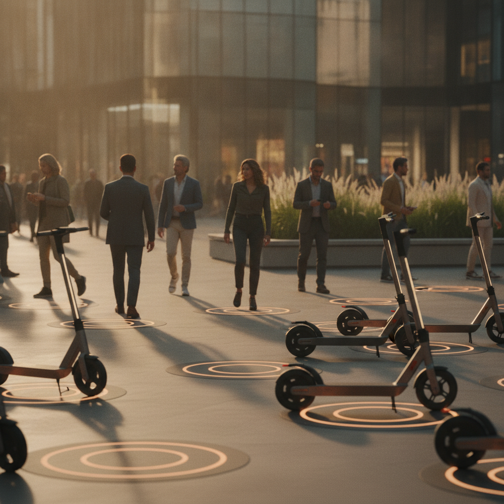 เทรนด์นวัตกรรม 2026: สกู๊ตเตอร์ไฟฟ้าชาร์จไร้สาย - wireless-charging-ev-scooter
