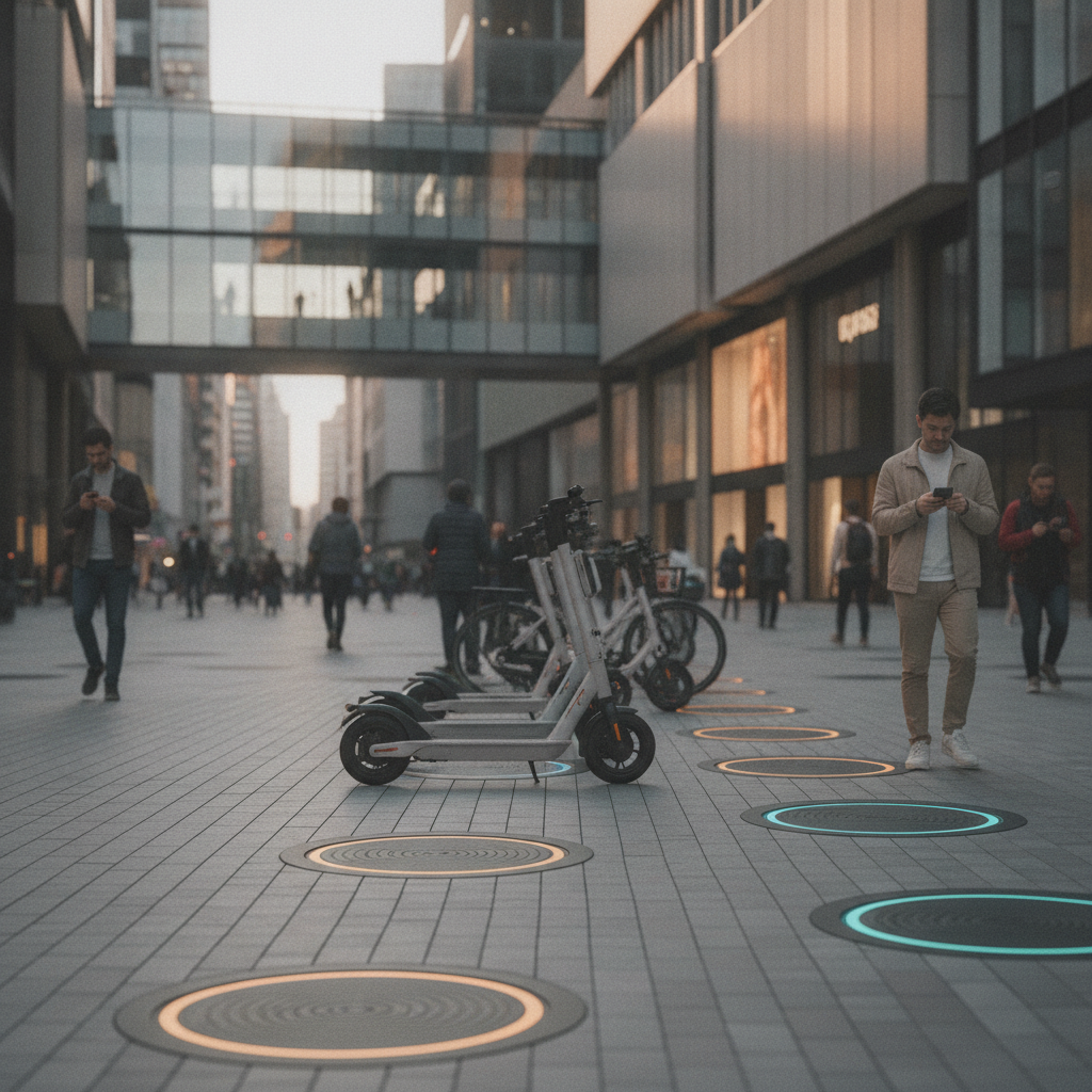 เทรนด์ EV 2027! สกู๊ตเตอร์ไฟฟ้าชาร์จไร้สาย จอดปุ๊บชาร์จปั๊บ - wireless-charging-scooter-ebike