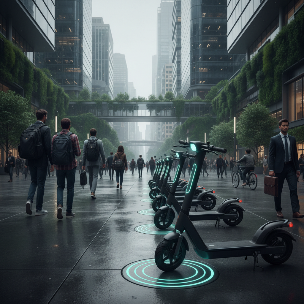 เทรนด์ EV 2026! ระบบชาร์จไร้สายพลิกโฉม สกู๊ตเตอร์ไฟฟ้า - wireless-charging-scooter-ebike