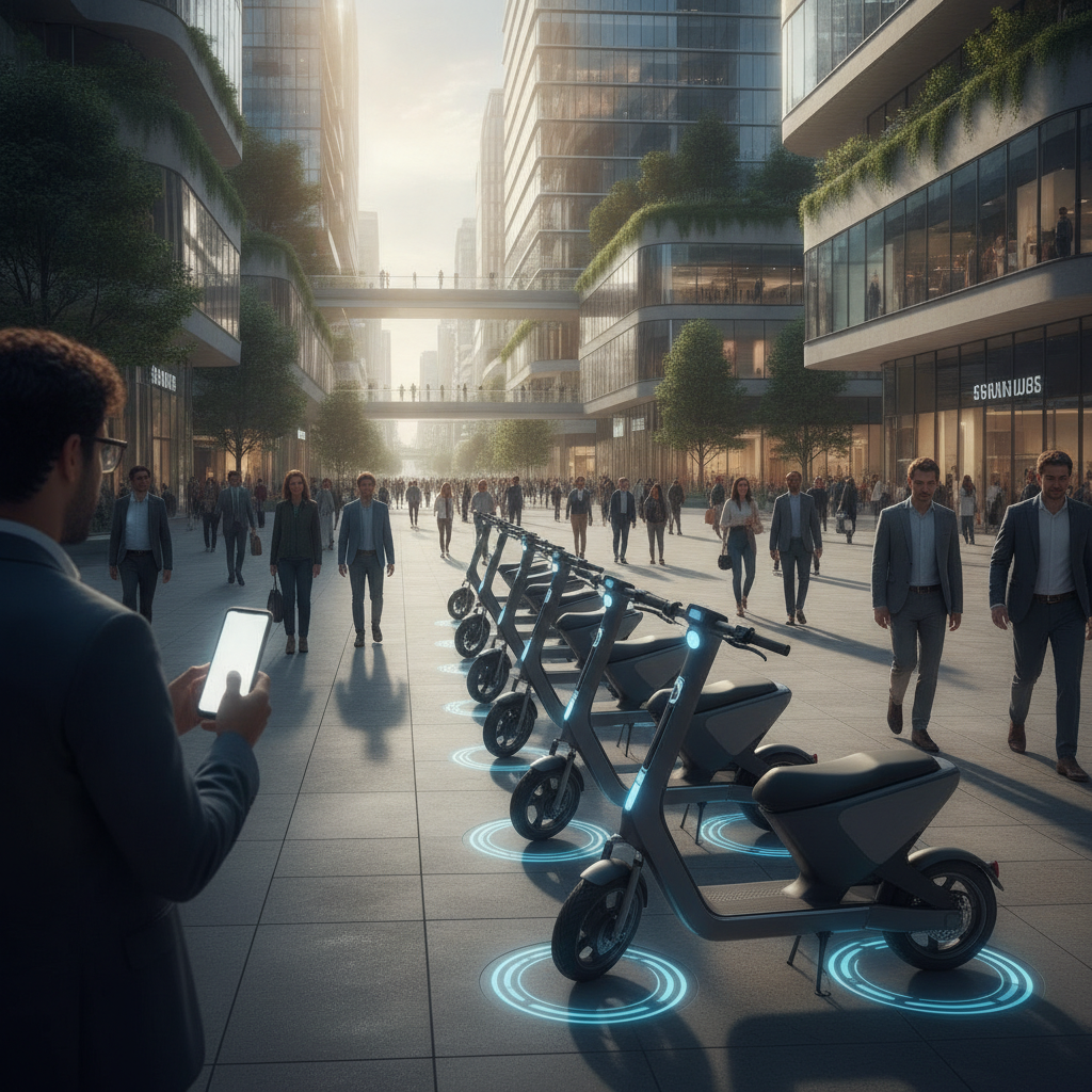 อัปเดตเทรนด์ EV 2027! สกู๊ตเตอร์ไฟฟ้าชาร์จไร้สายสุดล้ำ - wireless-charging-scooter-ev-2027
