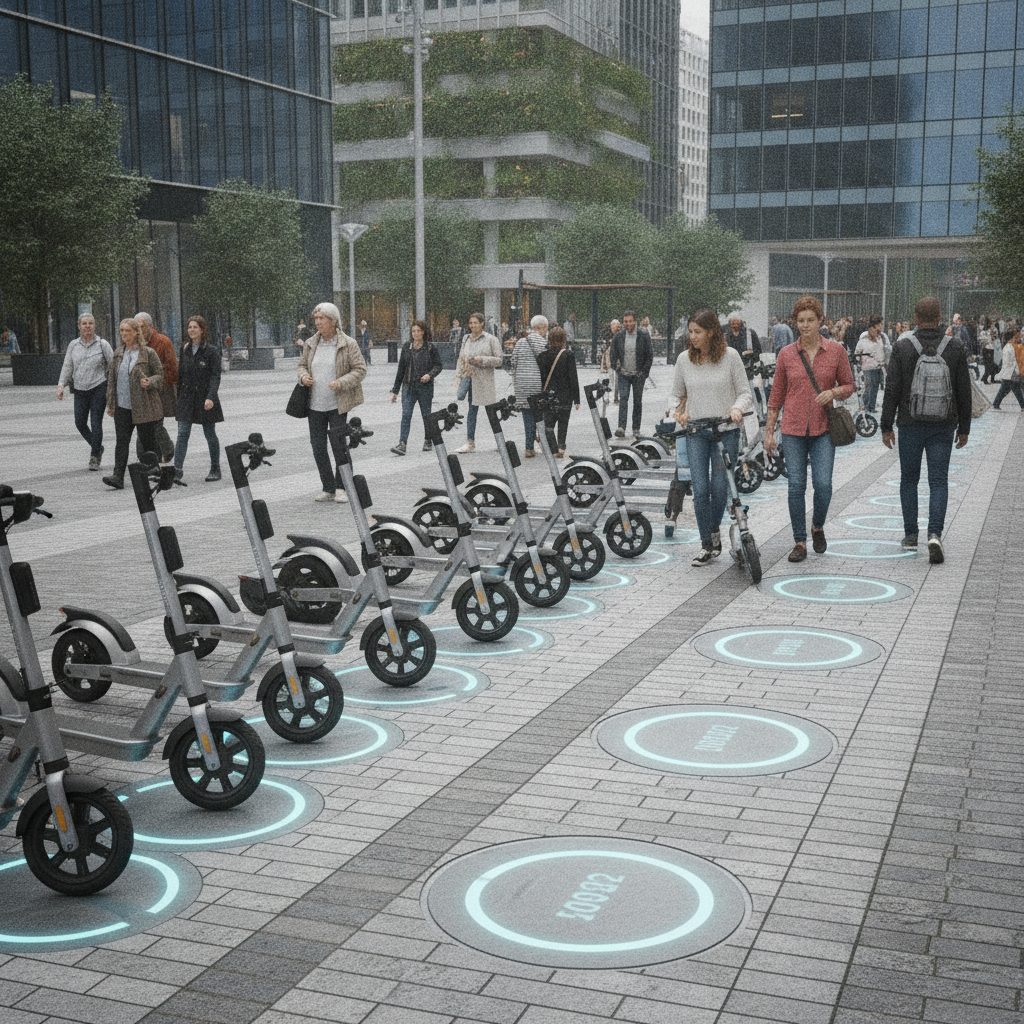 เทรนด์โลก 2027! สกู๊ตเตอร์ไฟฟ้าชาร์จไร้สาย แค่จอดก็เติมไฟ - wireless-charging-scooter-ev-trend